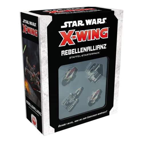 Star Wars X-Wing Alliance Rebelle : pack de démarrage avec figurines pour des duels spatiaux