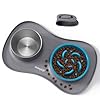 MateeyLife Dog Food and Water Bowl Set 3 in 1, Dog Bowls Slow Feeder & Stainless Steel Water Bowl with Non-Spill Silicone Mat, Cat and Puppy Bowls Pet Dishes for Small Medium Large Breed Anti-Choking