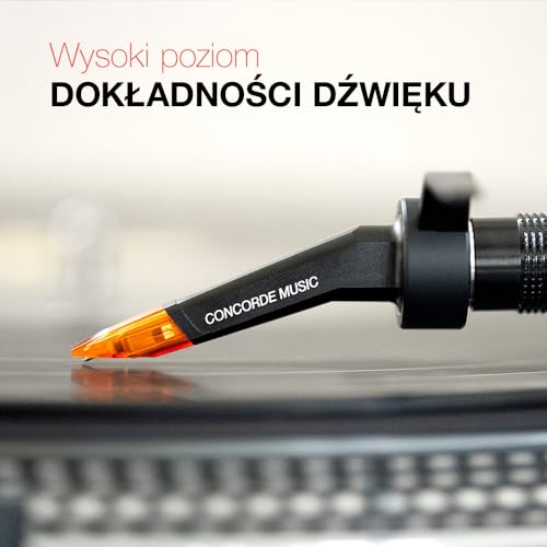 Ortofon Concorde Music Bronze - Moving Magnet Cartridge | Naked Fine-Line Diamond | £atwa instalacja | Bardziej przestrzenna i szczegó³owa reprodukcja d¼wiêku