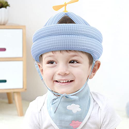 Kisangel Protetor de cabeça para bebês e crianças pequenas, capacete de segurança respirável, proteç