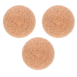 Toddmomy lot de 3 balles de baby-foot en liège 3,20 cm