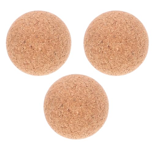 Toddmomy 3 Pièces Balles De Baby-Foot en Liège Balles De Remplacement pour Table De Football Intérieur 1.26 Pouces/3.20 Cm Compactes Et Résistantes À l'usure pour Maison Et Salle De Jeux
