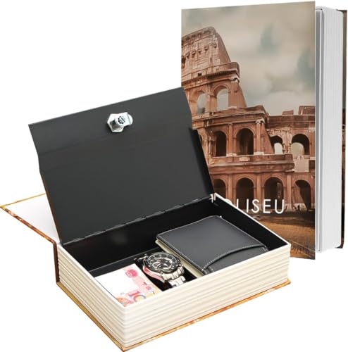 Livro Cofre Com Chave De Metal - Capa Coliseu 18 X 11Cm