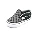 Vans Unisex Classic Slip-On Core Active, Check Black/Pewter, 6 M US Toddler