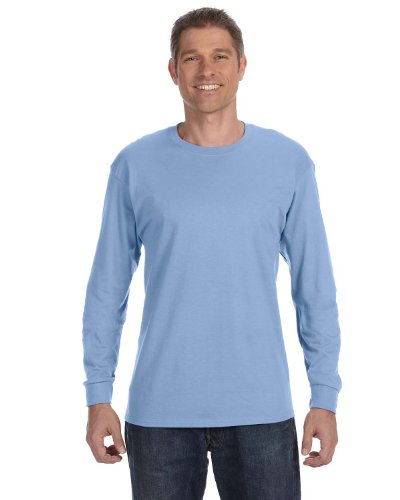 Image of Hanes Mens 6.1 oz. Tagless ComfortSoft Long-Sleeve T-Shirt (5586)
