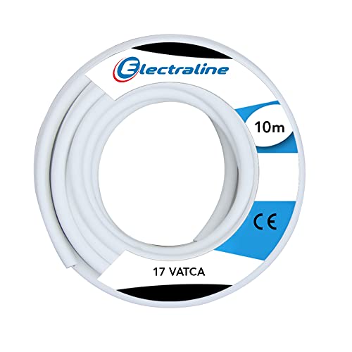 Electraline 60135015E Couronne de Câble 17 Vatca 10M, Blanc