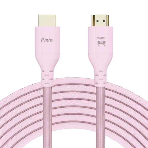Amazon | Pixio ウルトラハイスピード HDMIケーブル 2m パステルピンク