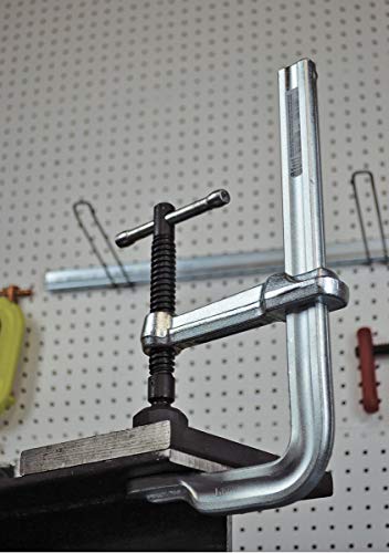 Bessey Sq-12, 12 In., 2660 Nominal Clamping Force, All Steel Clamp, Heavy Duty Pad #TOP3