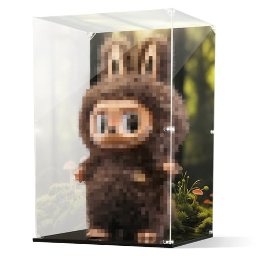 Transparent Dust-Proof Display Case (with Painted Backdrops), Compatible with Zimomo