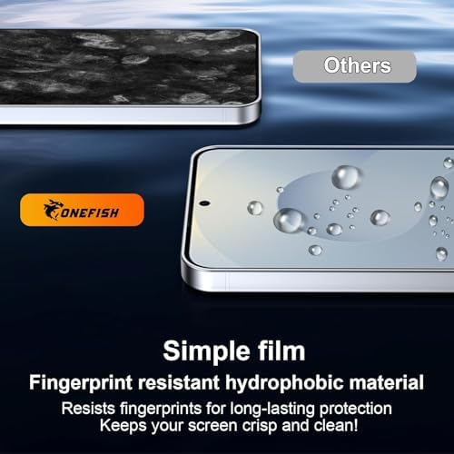 OneFish Privacy Screen Protector Designed for Samsung Galaxy S22、S23,2Pack Detail