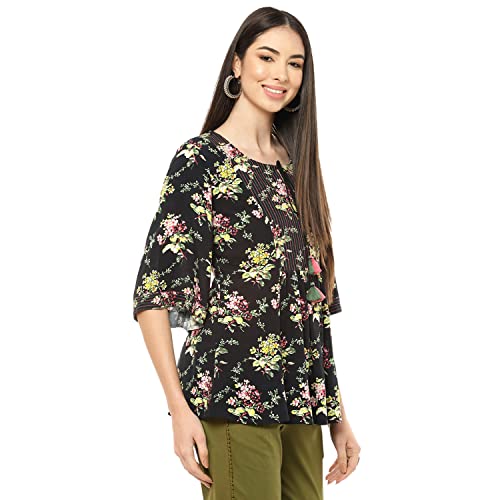 Image of Rangriti Women's Floral Regular Fit Shirt