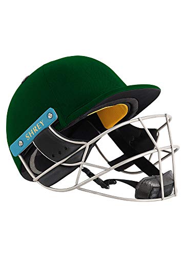 Image of Shrey Master Class Air 2.0 Stainless Steel Green Xs Cricket Helmet