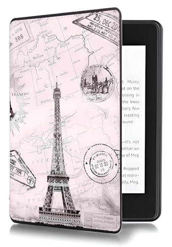 Image of ProElite Case Cover for Kindle Scribe 10.2 inch Case, Slim Smart Flip case Cover for Amazon Kindle Scribe 10.2 inch with Pen Holder, Eiffel