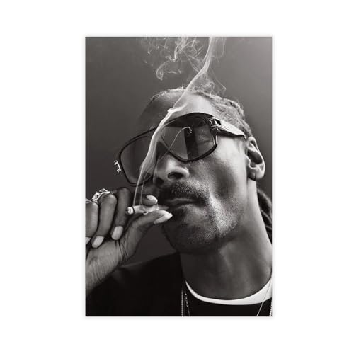ZAQMKOL Poster rappeur Snoop Dogg (7) sur toile - Décoration murale pour salon, chambre à coucher - 20 x 30 cm