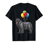 Terre Neuve Chien Avec Des Ballons T-Shirt