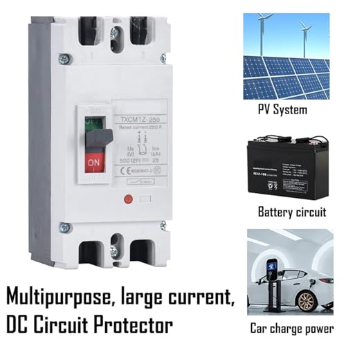 Evite sobrecargas en inversores con el disyuntor CC 1000V 800A MCCB para huertos solares 4P 5