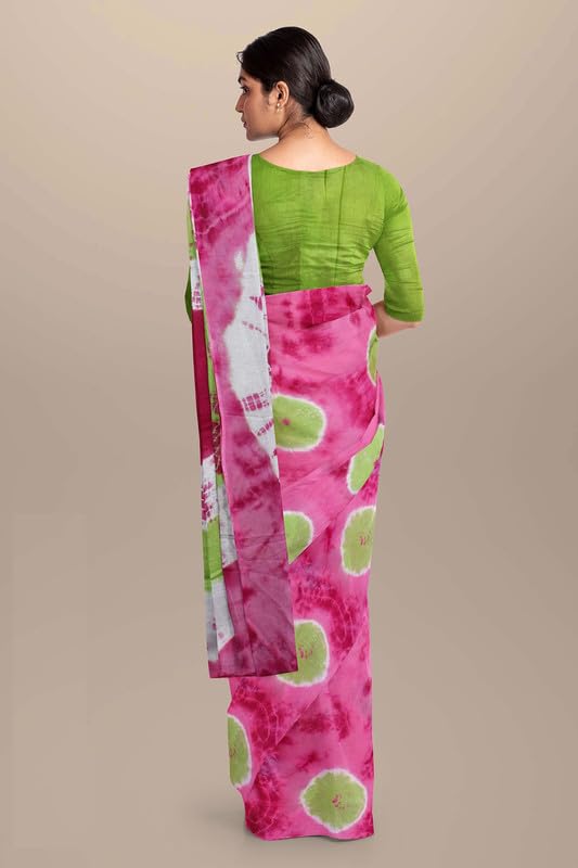 Image of SURAJ INTERNATIONAL Printed Cotton Saree For Women With Blouse Piece | Ideal For Everyday And Office Wear