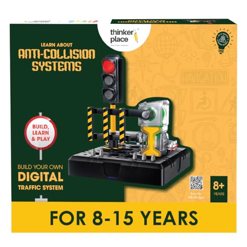 Image of Digital Traffic System DIY Kit | Build, Learn & Play | STEM Toy for Kids Age 8+ | Explore Anti-Collision Systems with AR Experience | Fun Educational Game