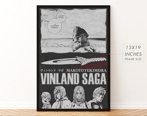 Image of Gamya Framed Japan Samurai Theme Motivational Quote Posters For Office, Living Room, Bedroom Wall Decor - Aesthetic Room Decor (13x19 Inches) (BF (ANIME))