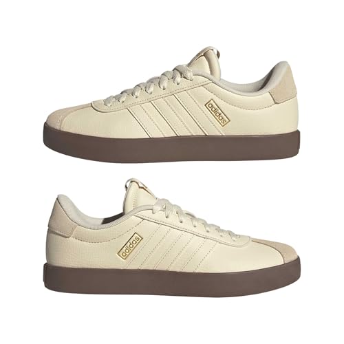 Adidas Damen VL Court 3.0 Shoes, Wonder White/Wonder White/Gold met., 38 EU – Ansicht 6