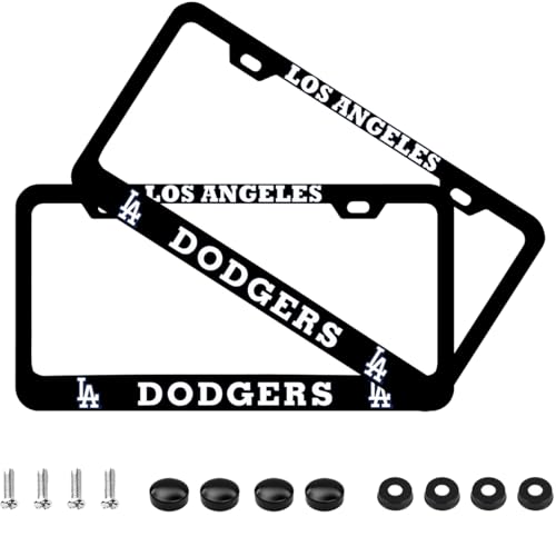 OEM 2PCS License Plate Frames Holder with Screw for Car Tag Frame