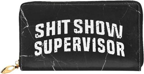 Shit Show Supervisor Wallet Card Bag