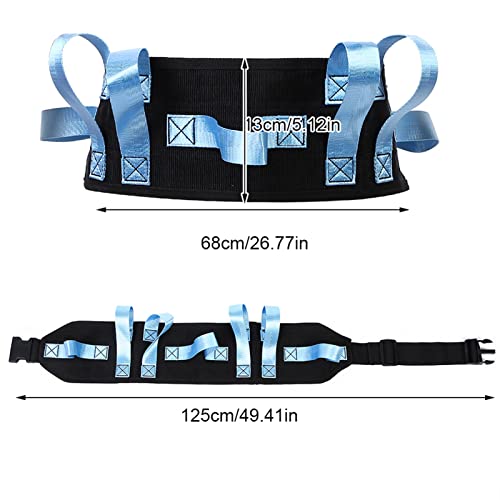 LIZEALUCKY Ouderen Geduldige Taille Tractie Riem Mobiele Lopen Transfer Verpleging Veiligheid Assist Belt Plate - Afbeelding 3
