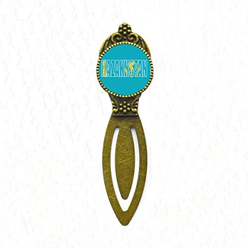 Marque-page drapeau Kazakhstan rétro cadeau idéal lecteur