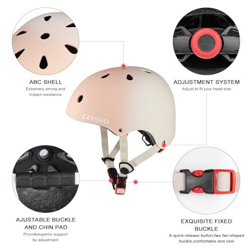 Image of Kids Bike Helmet,Toddler Skateboard Helmets for Ages 2-3-5-8-14 Years Boys Girls，Adjustable Multi-Sport Bicycle Skateboarding Football Roller Skating Scooter Rollerblade Balance Bike Helmet