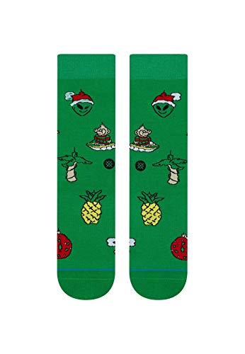 STANCE Men's Xmas Ornaments Socks, Green2