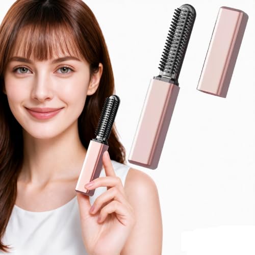 Stylingbürste für Kurze Haare Elektrische Pony Volumen Bürste Glättbürste
