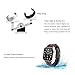 TICFROG Watch Bands Compatible with Samsung Galaxy Watch 7/6/5/4 40mm 44mm Band, Galaxy 5 Pro 45mm/6 Classic 47mm 43mm/4 Classic 46mm 42mm/Active 2, 20mm Resin Watch Strap for Women