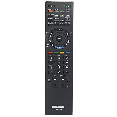 VINABTY RM-ED029 Replacement Remote Control fit for Sony Bravia TV KDL-24EX320 KDL-24EX325 KDL-26EX320 KDL-32EX320 KDL-32EX421 KDL-32EX700 KDL-37EX720 KDL-40HX723 KDL-46EX720 SUB RM-ED044 RM-ED045