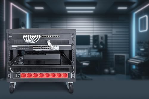 Digitus Rack universel pour équipement 19 pouces avec roulettes, 16U