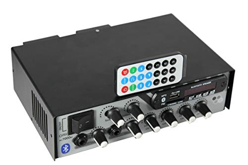 ORION Amplificador Som Ambiente 120 RMS BT/AUX/USB/MP3 4 Canais - Rc7000bt 2AMP7000B