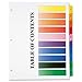 Multiple Index Sheets Tabbed 1-10