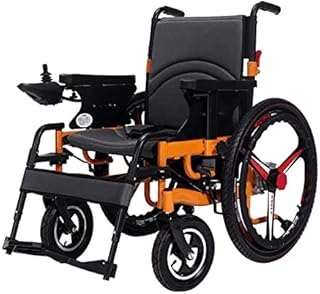 Power Wheelchair, Adult Intelligent Folding Power Wheelchair, Portable All-Terrain Long Distance All-Weather Power