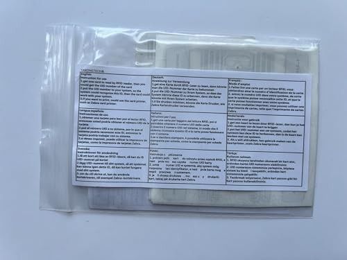 يارونج تك علامة اي بي سي C1 الجيل الثاني ISO18000-6C مونزا R6 73 × 17 ملم المدى الطويل لتحديد الهوية بموجات الراديو UHF - 20 قطعة