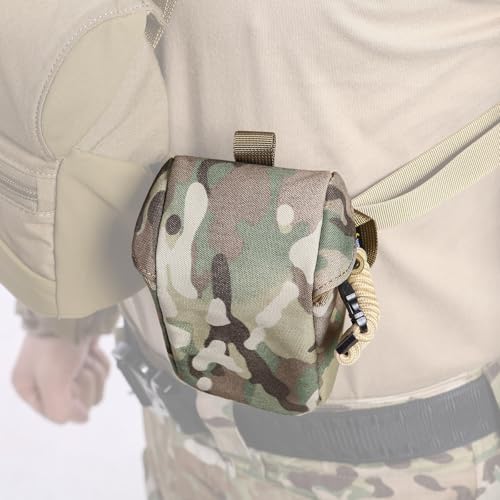 VOTAGOO GEAR Rangefinder Pouch with Protective Padding and Quick-Release Buckle, Molle Compatiblefor Binocular Packs, Tactical Hunting Bag Accessory (CP) - Thumbnail 2