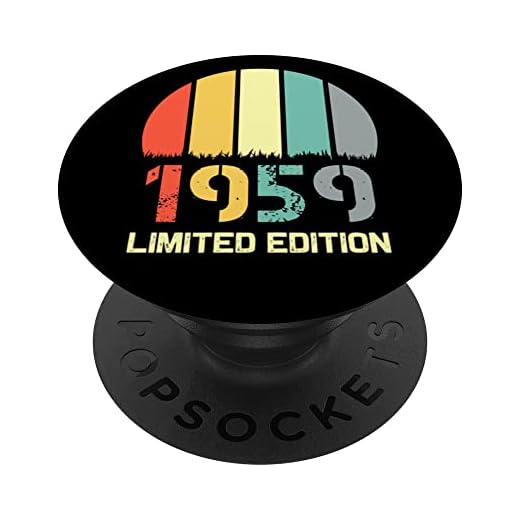 Born In 1959 Edición Limitada 1959 Cumpleaños Popsocket 1959 PopSockets PopGrip Intercambiable