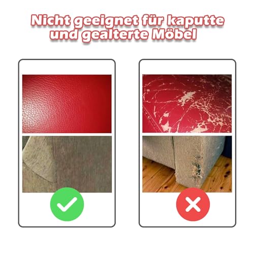 Kratzfolie Katzen Selbstklebend 5m x 20cm, Katzen Kratzschutz Sofa Transparent Kratzschutzfolie Couch Kratzschutz Katze Katzenfür Möbel Couch Tür Wand Kratzabwehr