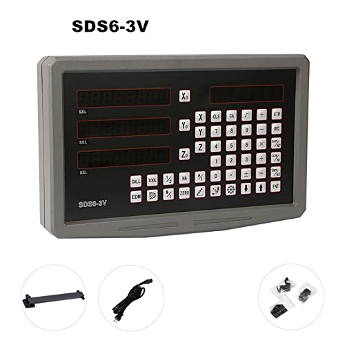Pantalla digital metálica 3 ejes para máquina taladro miniatura 2