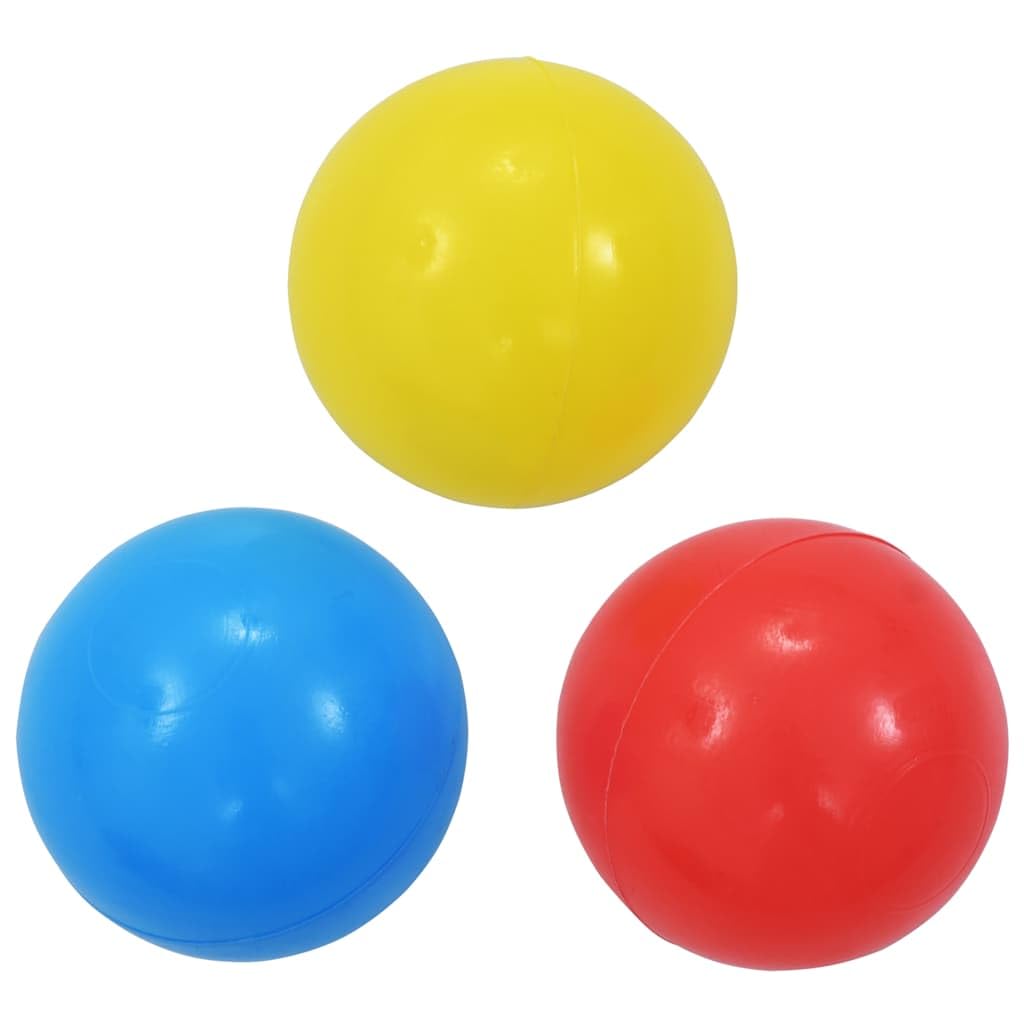 Spielzelt mit 300 Bällen XXL, Polyester und Stahldraht, 123x120x126 cm, faltbar mit Tragetasche, transparentes Netzfenster, robustes Spielhaus für Kinderzimmer, Garten, drinnen und draußen