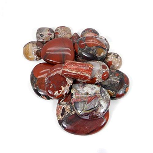 Shilpi Impex 100 Gram Natural Conglomerate Stone Mix Cabochon Wholesale Lot for Jewelry Making