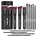 BS-MALL(TM) Premium 14 Pcs Synthetic Foundation Powder Concealers Eye Shadows Makeup Brush Set（Black Black)
