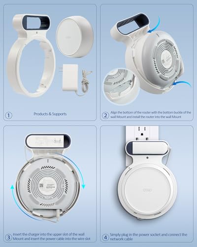 Image of Wall Mount Bracket for TP-Link Deco BE23 /BE25 /BE3600 /BE5000-3 Pack