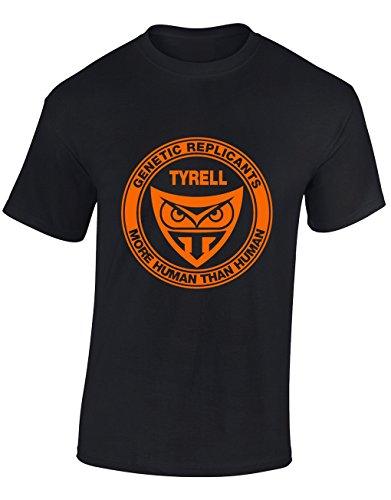Image of Crown Designs Tyrel Brand Symbol Sci Fi Movie Film Inspired for Men & Teenagers T-Shirts Tops - Black/Large