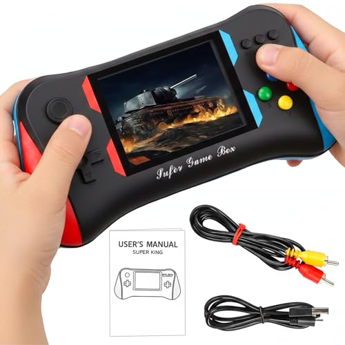 Image of SNAPTRON Handheld Gaming Console for Kids & Adults| Retro Game Console| 500-In-1 Built-in Classic Video Game| Portable Gaming Console| Rechargeable 3.5'' LCD Screen for Boys 7-14 Years| Retro Game Box