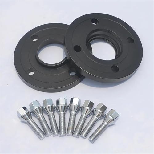 Entretoises de roues usinées 20mm hubcentriques en finition noire pour châssis Subaru Wagon