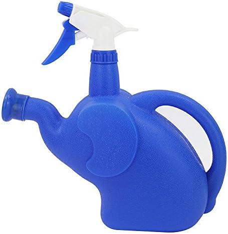 1.8L Cartoon Elephant Sprinkling Watering Can(Blue)